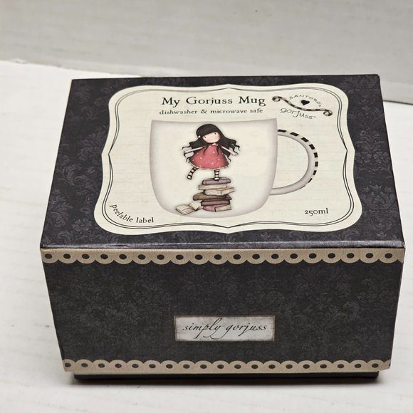 New in Box My Gorjuss Mug SANTORO Cup New Heights Famous Girl London England - Picture 3 of 8